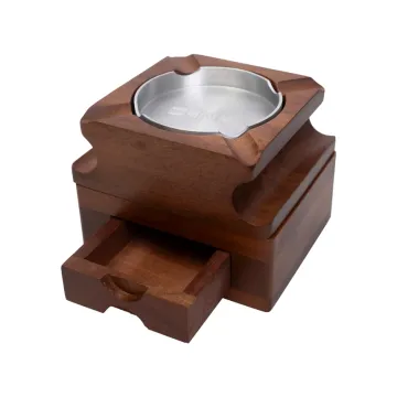 Executive Hardwood Cigar Ashtray | Cigar Ashtray w/ Coaster