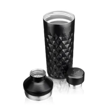 Paragon Stainless Steel Cocktail Shaker in Obsidian