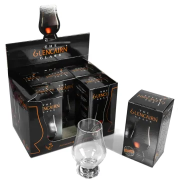 6 Individually Boxed Glencairn Glasses in Display Packaging