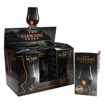 6 Individually Boxed Glencairn Glasses in Display Packaging