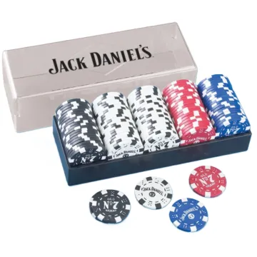 Jack Daniel's 100-piece Clay Poker Chip