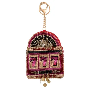 Spin To Win Beaded Slot Machine Coin Purse