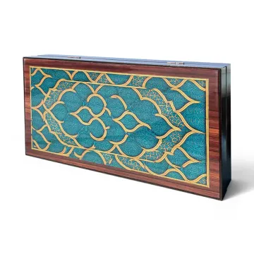 Biggdesign Oriental Backgammon Set, Magnetic Closure