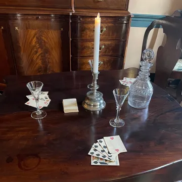 18th Century Colonial Playing Card Set Reproduction | Games
