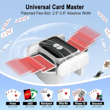 Automatic One Press Auto & Manual Mode Card Shuffler Machine