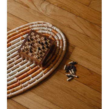 Travel Chess Game - Handcrafted Wood Pegs