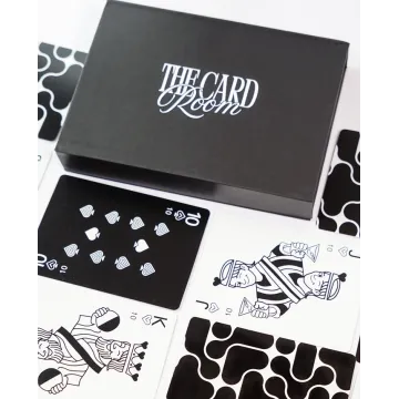 Black + White Canasta Cards with Points