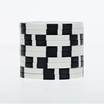 We Games 8 Stripe Clay Poker Chips, Set of 25