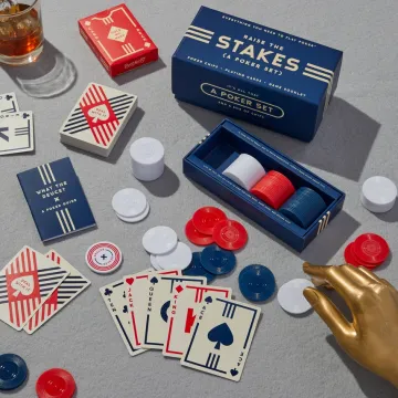 Brass Monkey Raise the Stakes Poker Game Set
