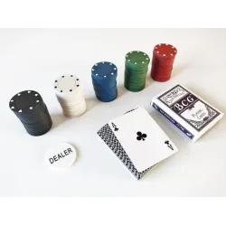 100 Chip Poker Set - Gentleman's Emporium