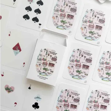 Custom City Map Playing Cards