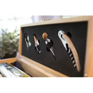 Bamboo Wine Gift Box Set & Accessories