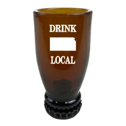 24-Piece Drink Local Beer Bottle Shot Glass & Pos Display