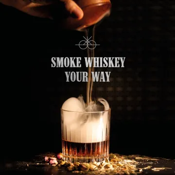 Whiskey Smoker Kit — Diy Whiskey & Bourbon Infusion with Rich Smoky Flavors | Essential Gift For Whiskey Lovers & Home Bartenders