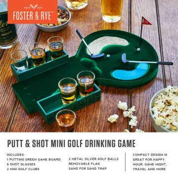 Putt and Shot Mini Golf Drinking Game