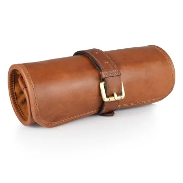 Leather Tobacco Pipe Pouch Case - Lightweight Smoking Pipe