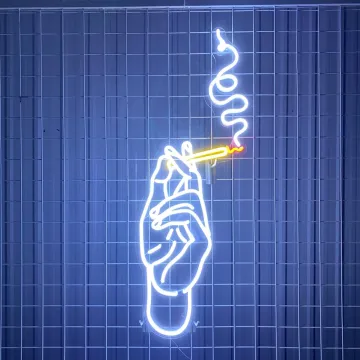 Smoking Cigar Neon Signs, Cigar Shop Club Wall Deco