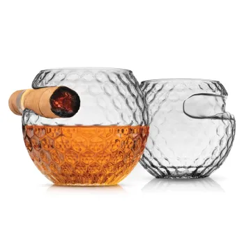 Smoke White Abstract Ashtray