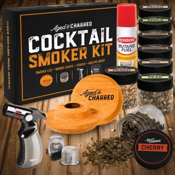 Smoke Lid Kit - A Cocktail Smoker Kit with Butane
