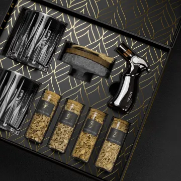 The Whiskey & Cocktail Smoker Kit Gift Set