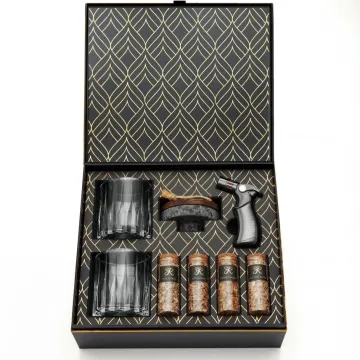 The Whiskey & Cocktail Smoker Kit Gift Set