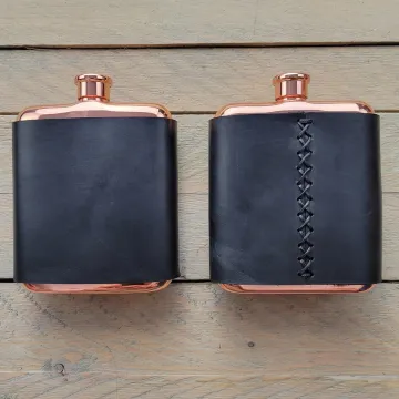 Leather-Wrapped Flasks