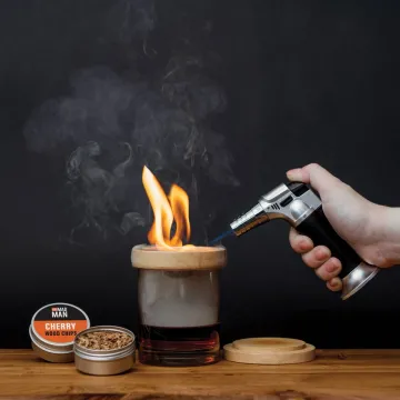 Whiskey Smoker | Cocktail Smoking Kit w/ Torch & Wood Chips