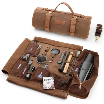 Travel Bartender Kit with Canvas Bag