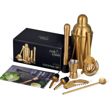 11-Piece Boston Cocktail Shaker Set Bartender Kit