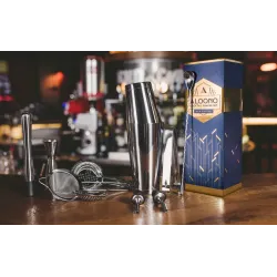 11-Piece Boston Cocktail Shaker Set Bartender Kit