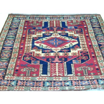 Caucasus Kazak - Burgundy