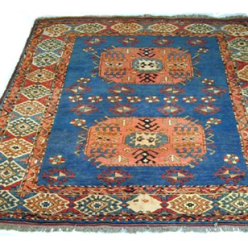 Caucasus Kazak - Grey - Green