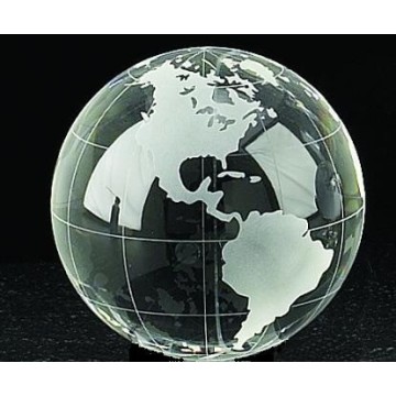 4" Lead Crystal Globe 