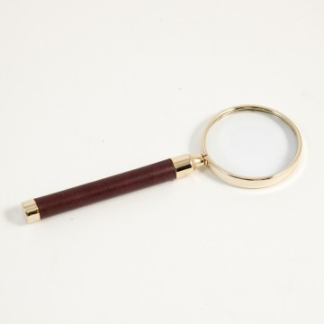 Magnifier, Tan Leather, 