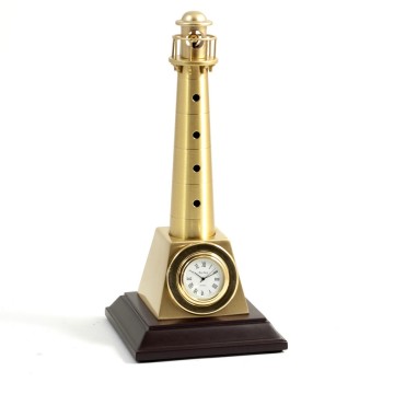 Brass Lighthouse Clock, 