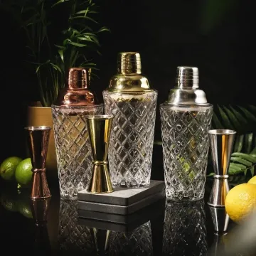 Vintage Glass Cocktail Shaker | Leakproof Shaker | Barware